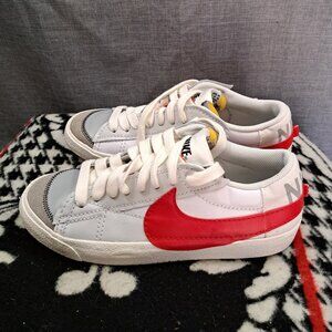 %Men Size 11 Nike Blazer Low 77 Jumbo White University Red Men / A 21